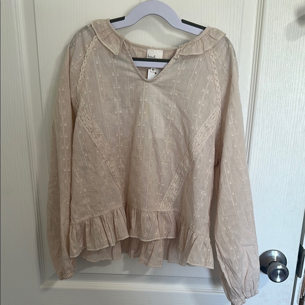 Girls Cream Top